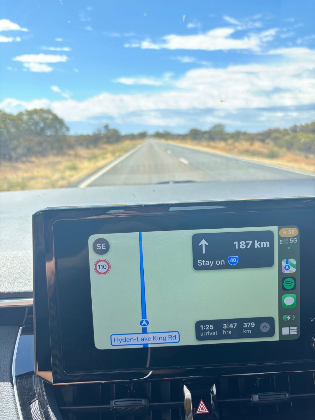 The great outback…